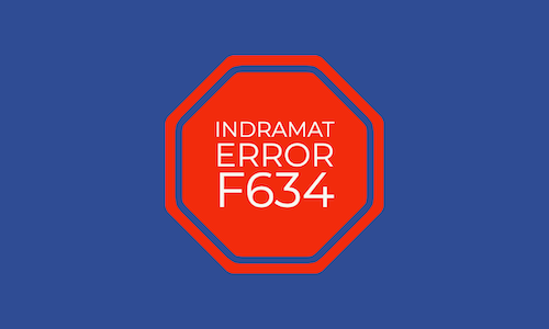 Indramat error F634