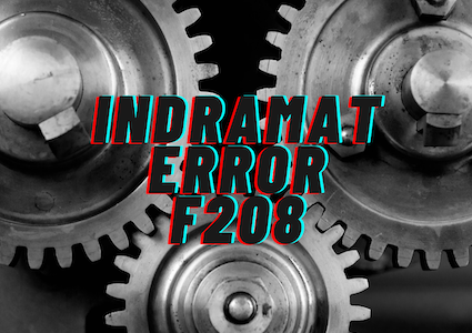 Indramat Error F208
