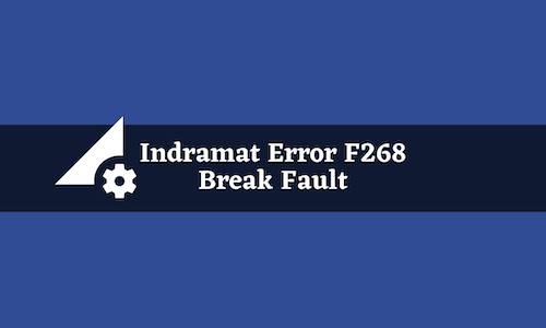 Indramat F268 Error Code
