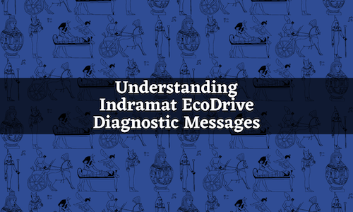 Indramat EcoDrive Diagnostic Messages