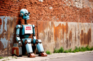une mployed robot